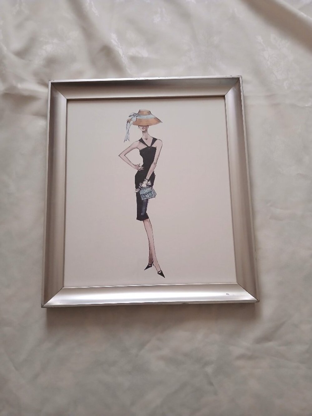 Robert Best's "Summer Hat" Barbie-Framed Lithograph Print